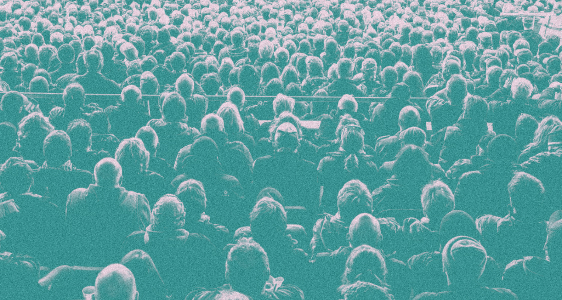 picture of a filled theatre 